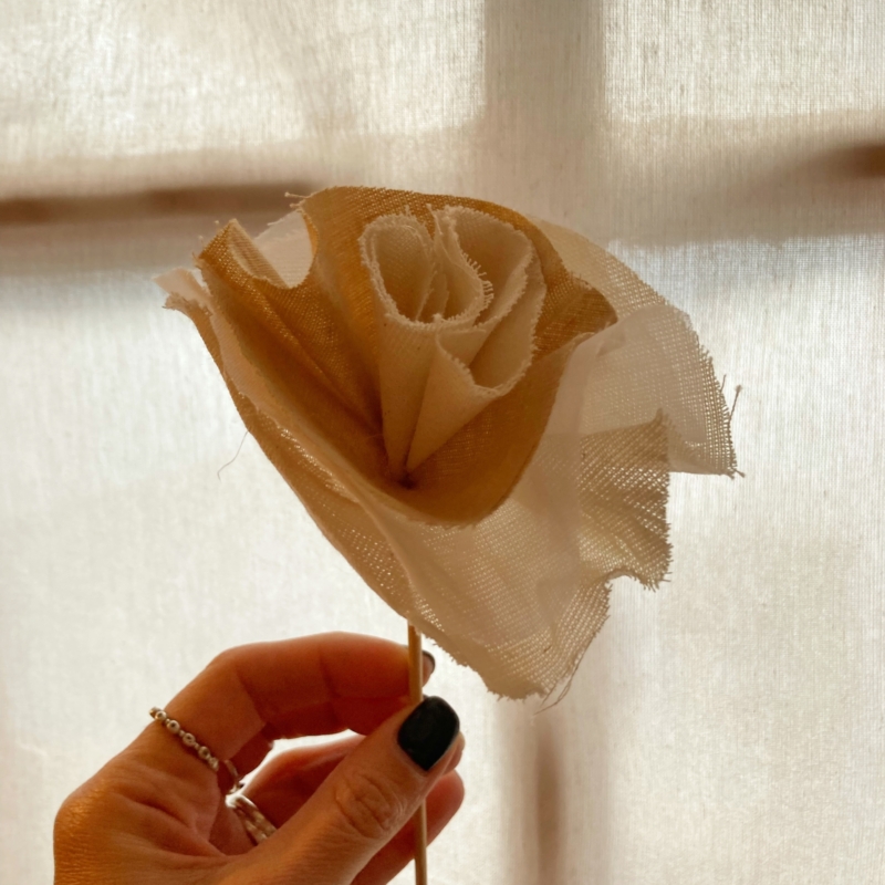 Flor de lienzo para difusores